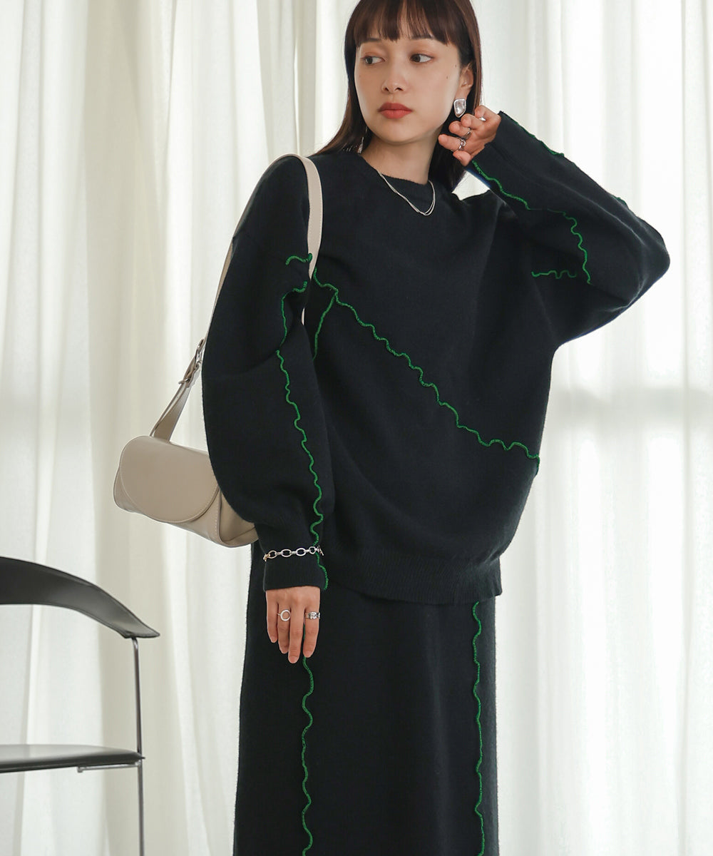 WAVE MELLOW KNIT TOPS