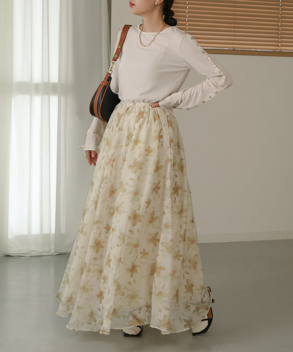 2WAY SLEEVE BUTTON TOPS