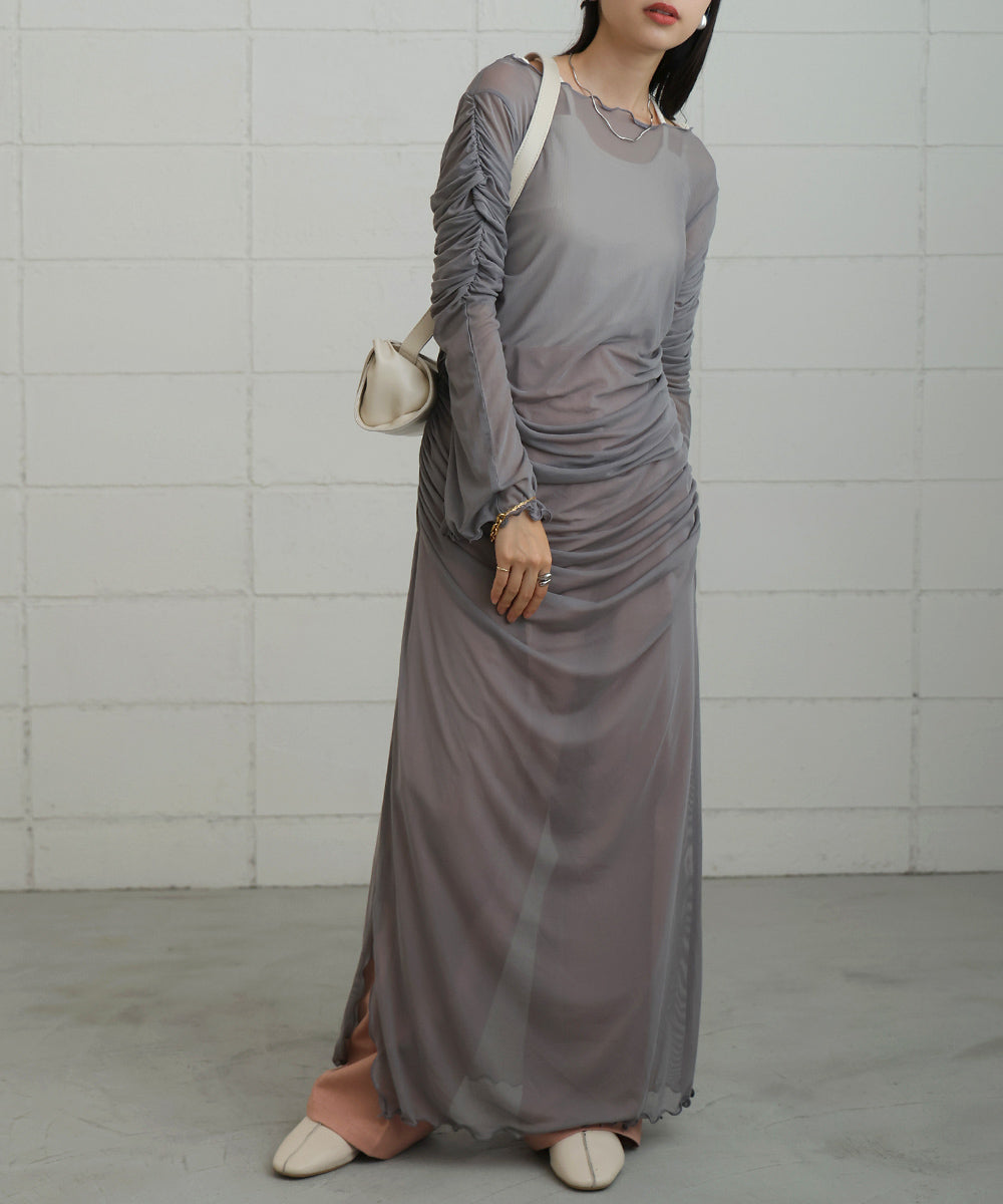 TULLE GATHER ONEPIECE