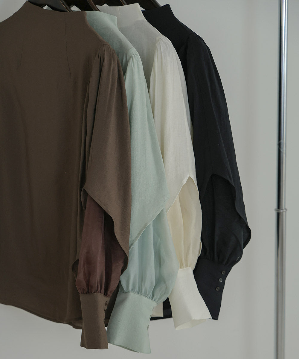 ORGANDY LAYERED BLOUSE