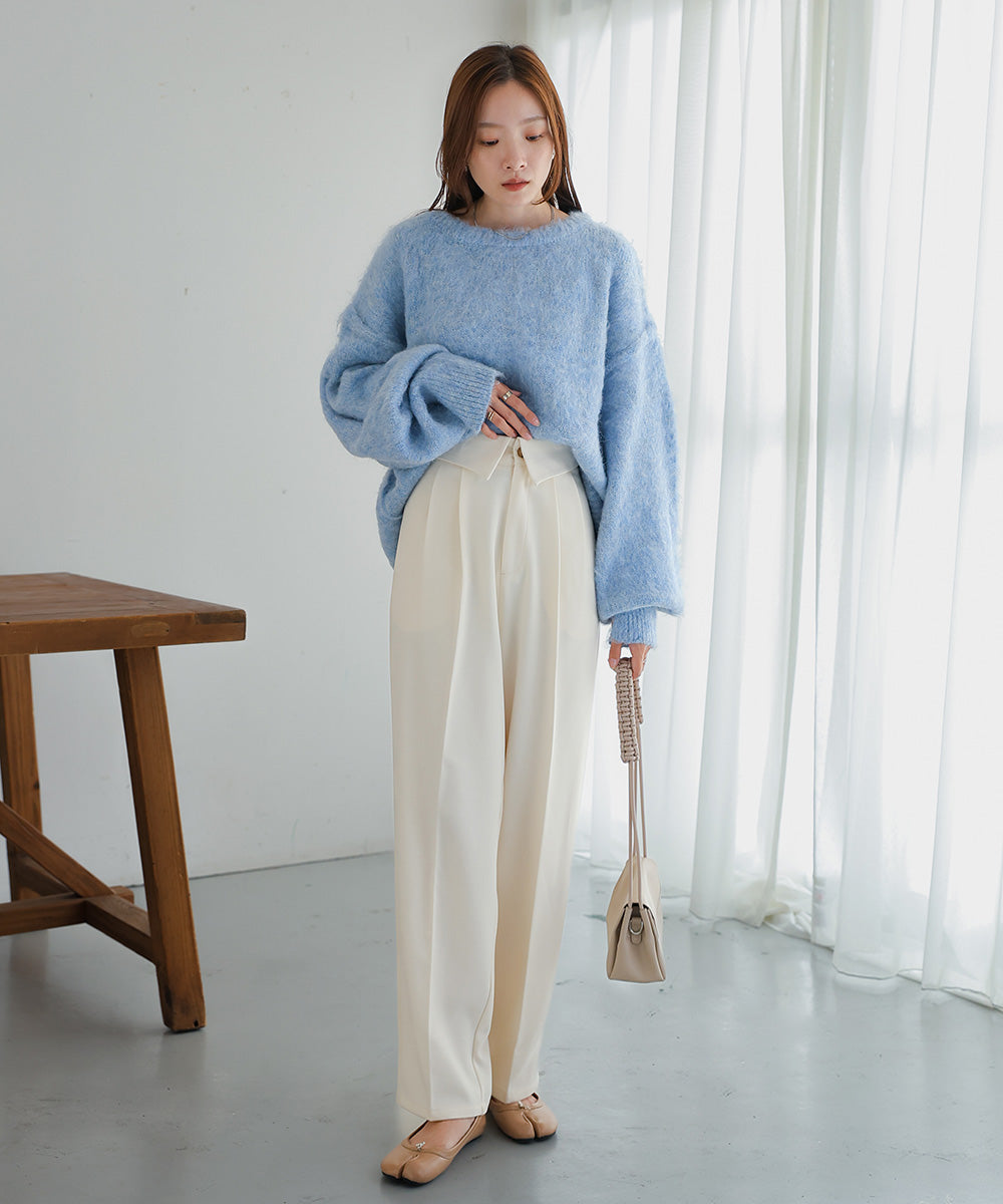 2WAY HIGH WAIST SLACKS