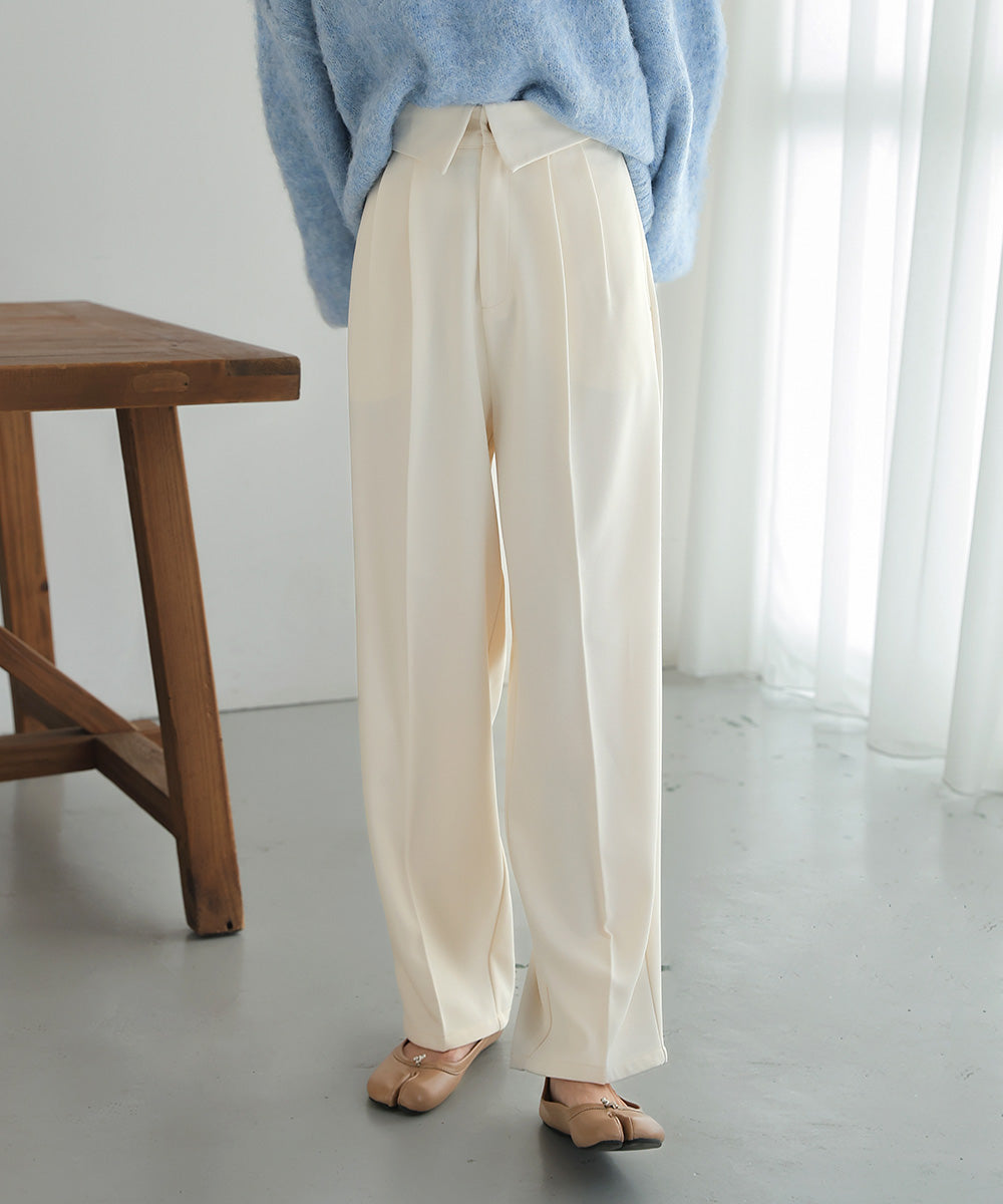 2WAY HIGH WAIST SLACKS