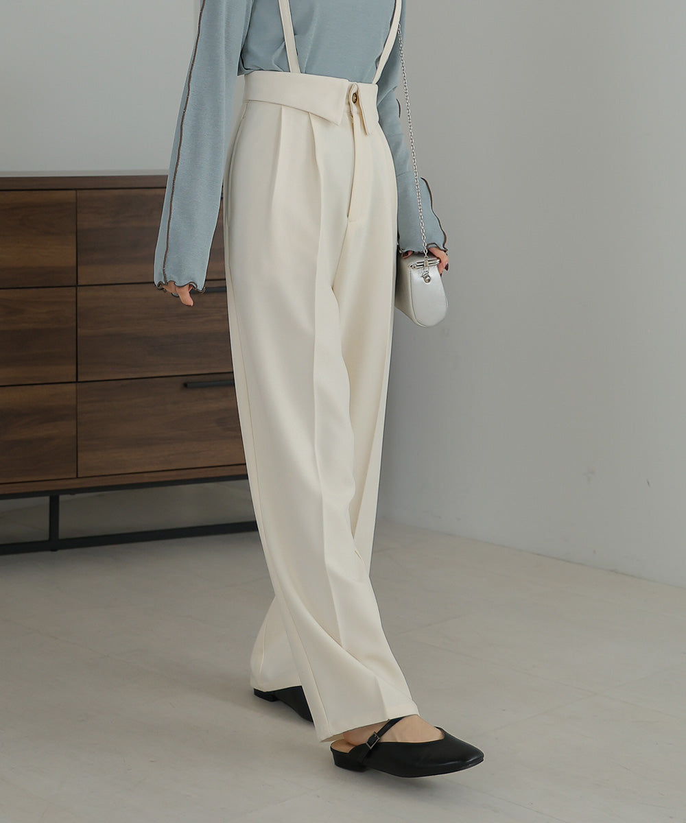 2WAY HIGH WAIST SLACKS