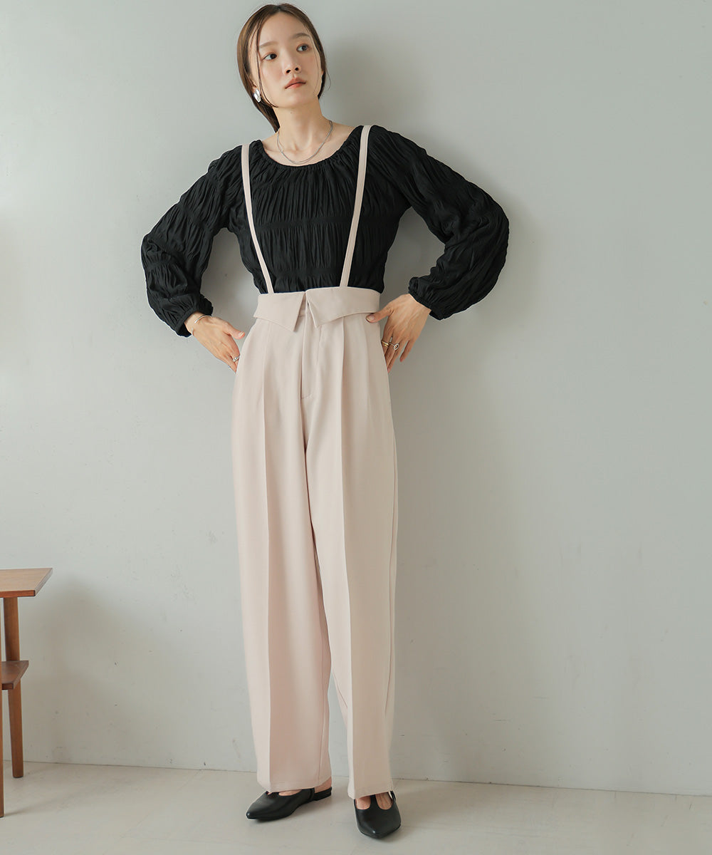 2WAY HIGH WAIST SLACKS