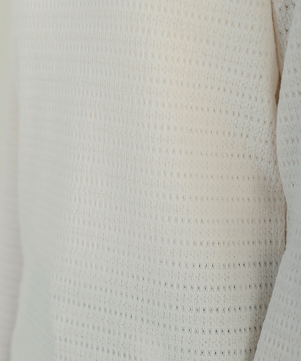 HIGH NECK EMBROIDERY TOPS