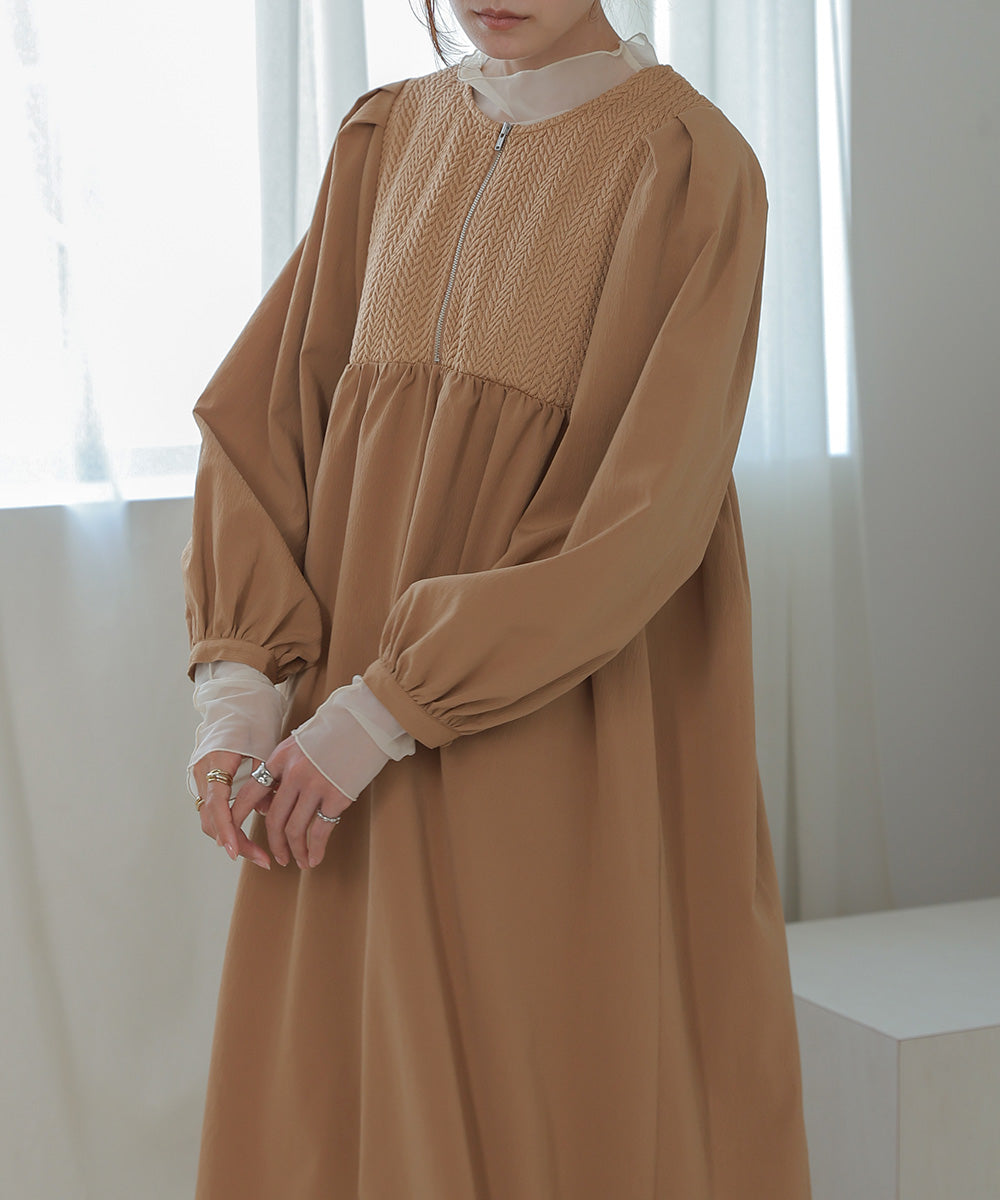 HERRINGBONE SWITCHING ONEPIECE