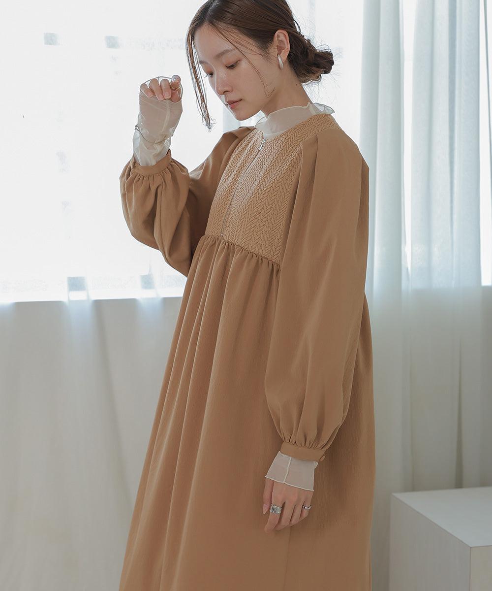 HERRINGBONE SWITCHING ONEPIECE