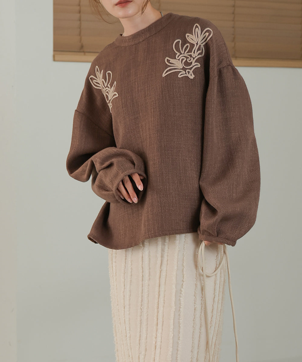 2WAY EMBROIDERY BLOUSE