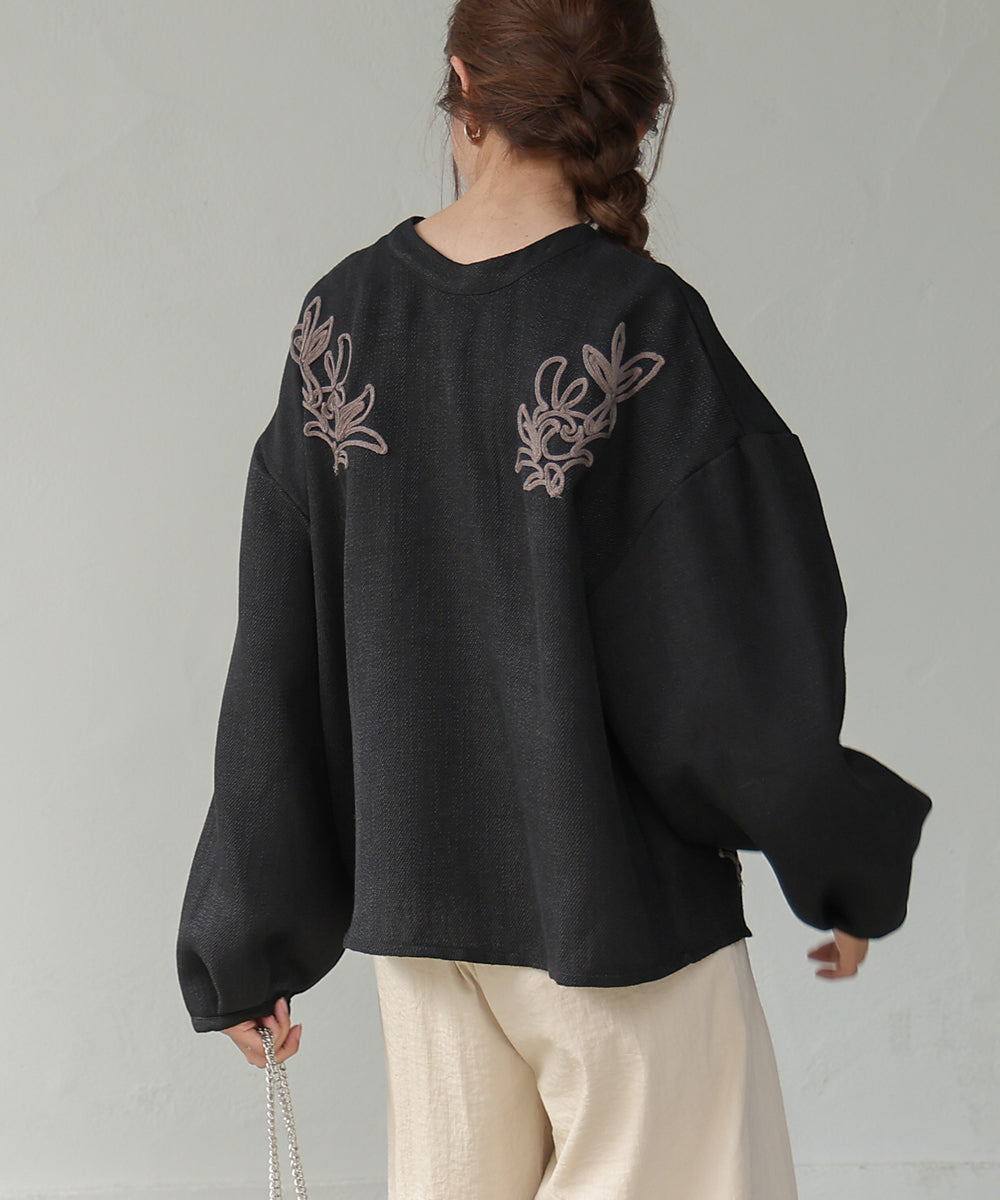 2WAY EMBROIDERY BLOUSE