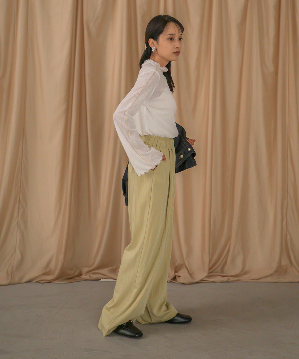 前後2WAY配色メロウカットソー