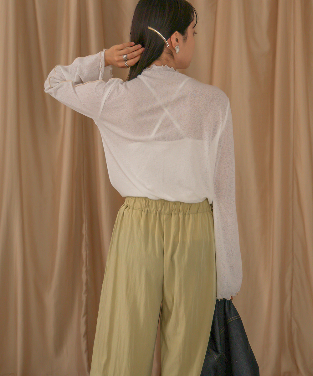 前後2WAY配色メロウカットソー