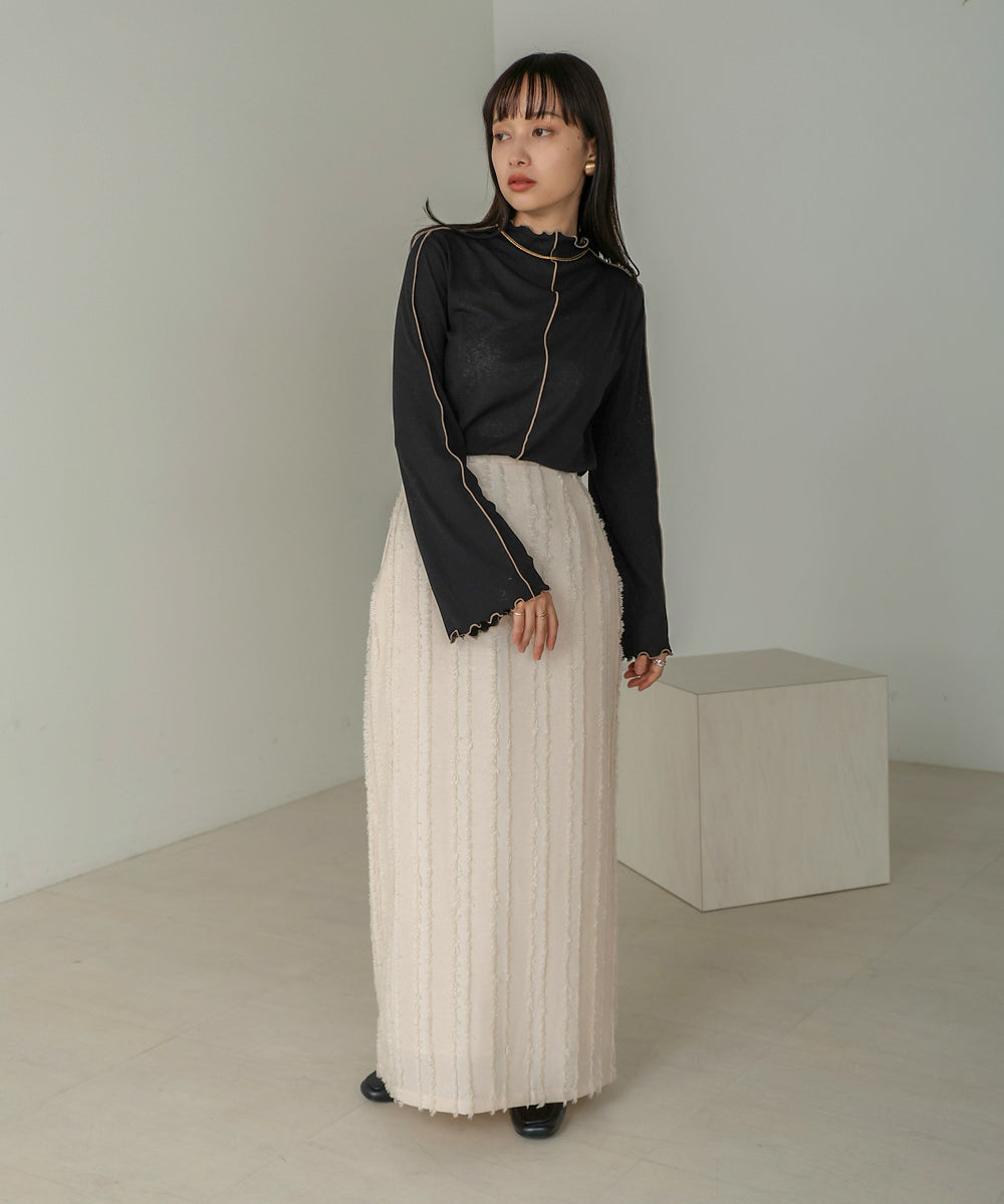 前後2WAY配色メロウカットソー