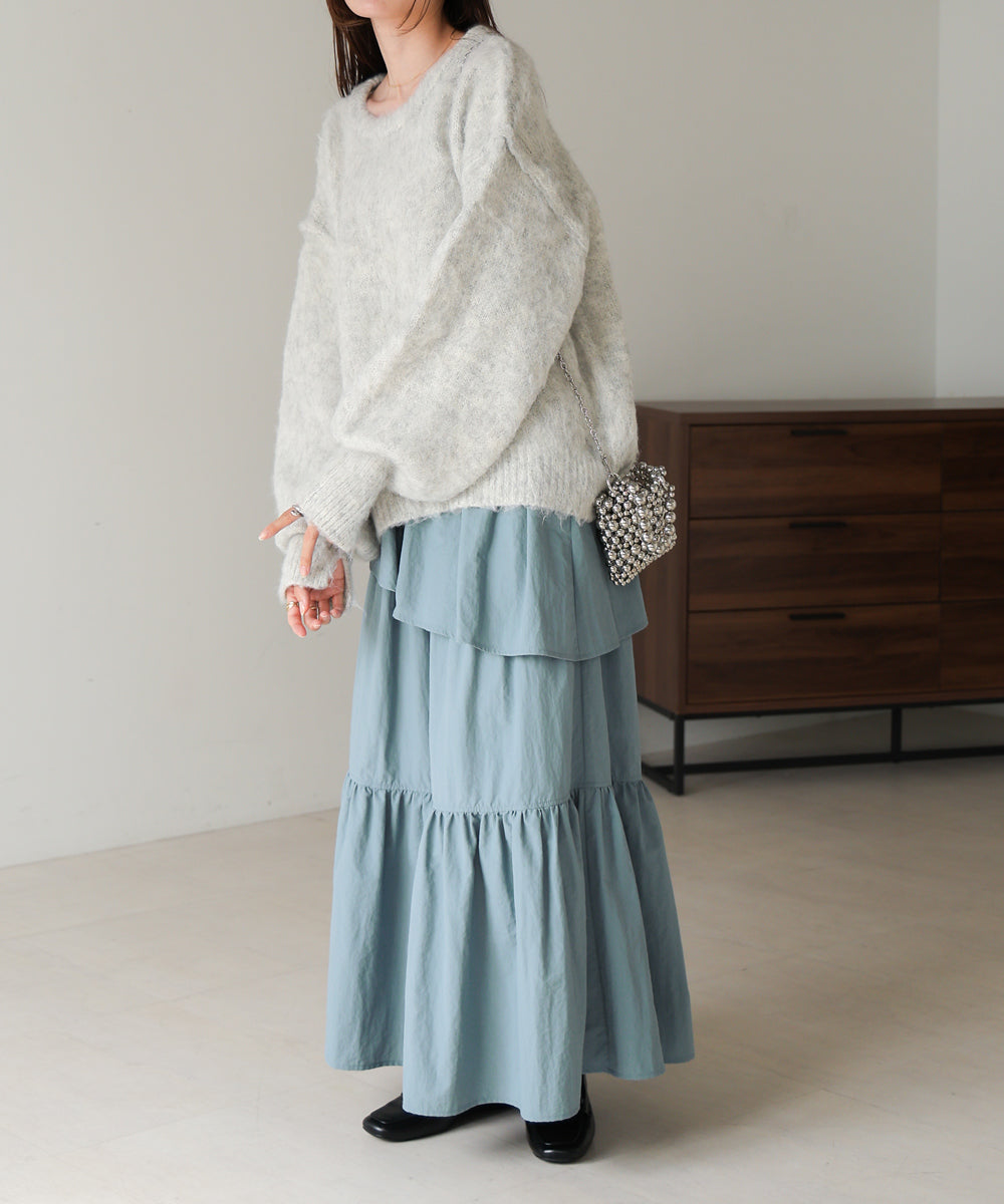 TIERED VOLUME SKIRT
