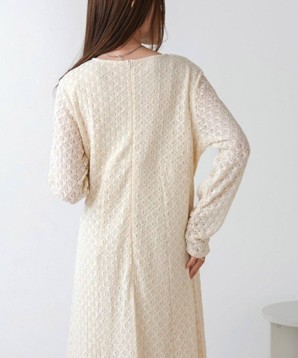 FULL LACE WAIST FLARE ONEPIECE