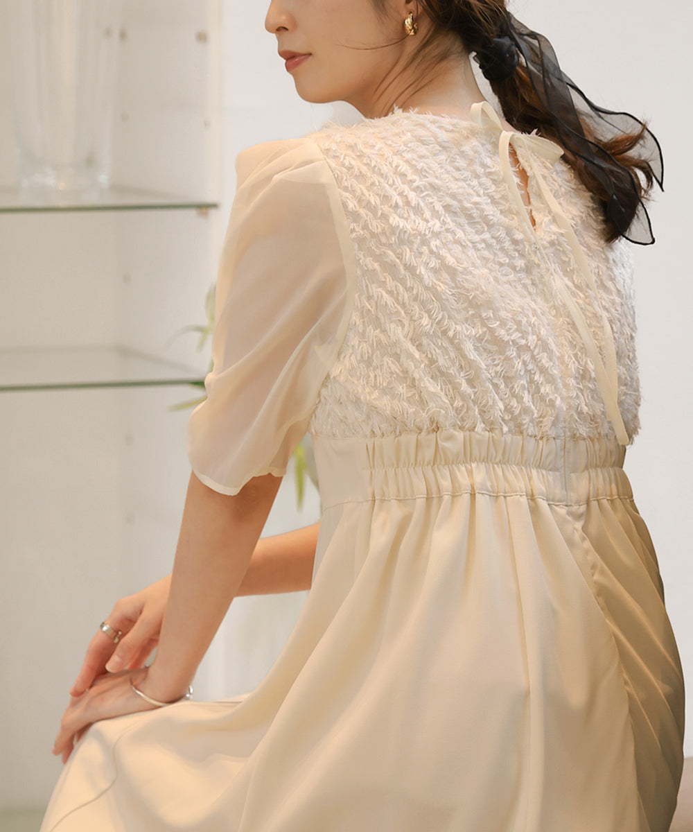 SHAGGY SWITCHING FLARE ONEPIECE