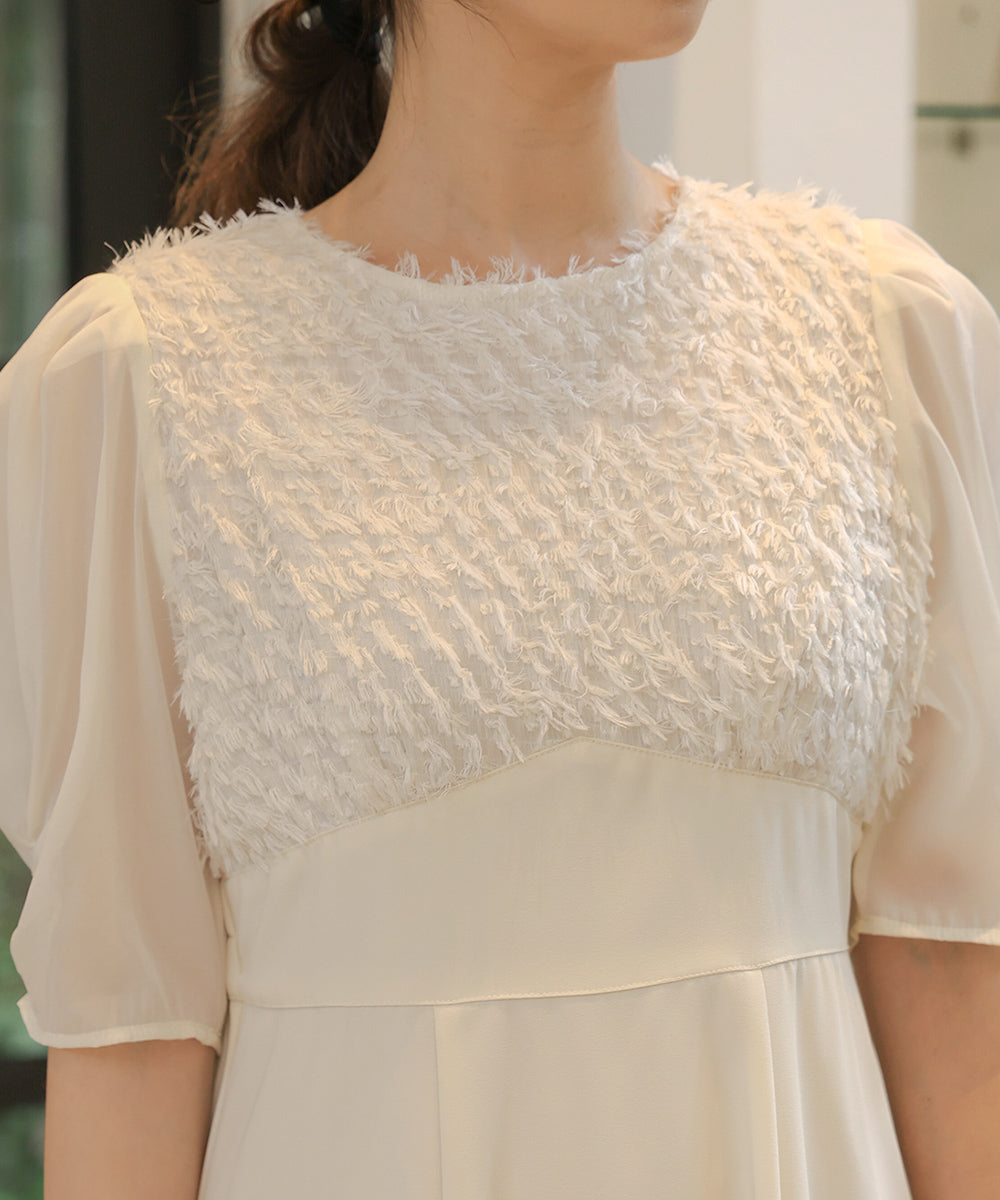 SHAGGY SWITCHING FLARE ONEPIECE