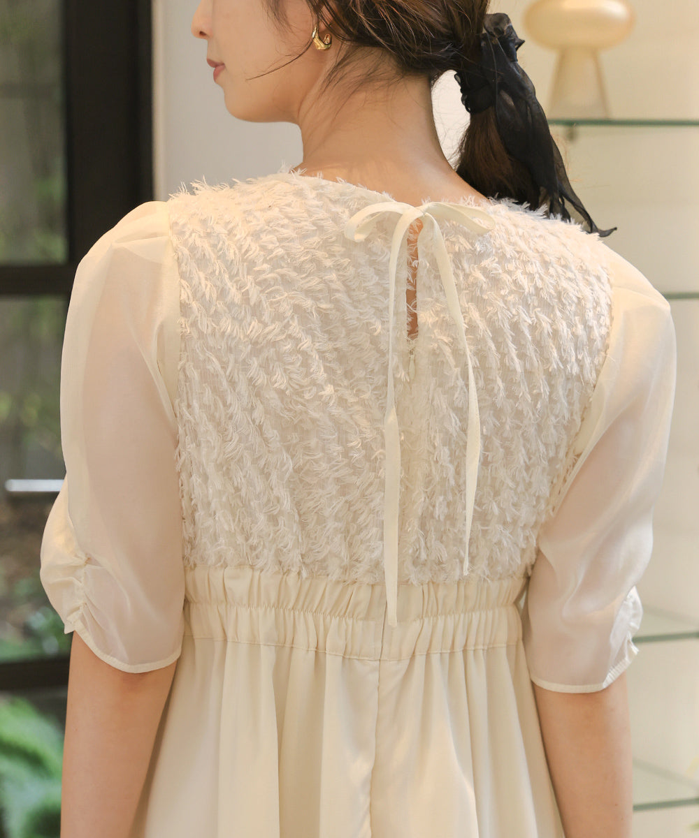 SHAGGY SWITCHING FLARE ONEPIECE