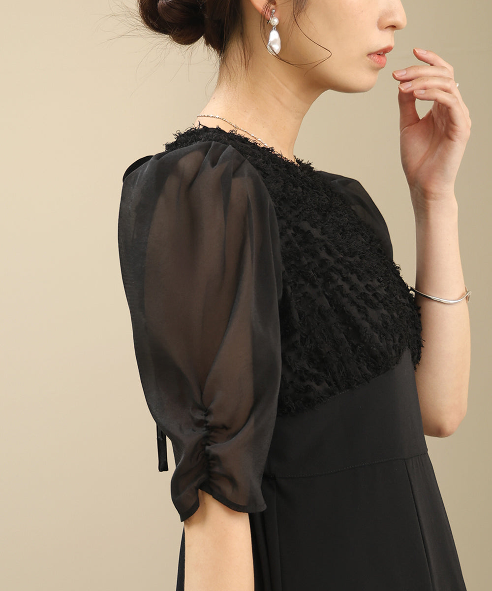 SHAGGY SWITCHING FLARE ONEPIECE