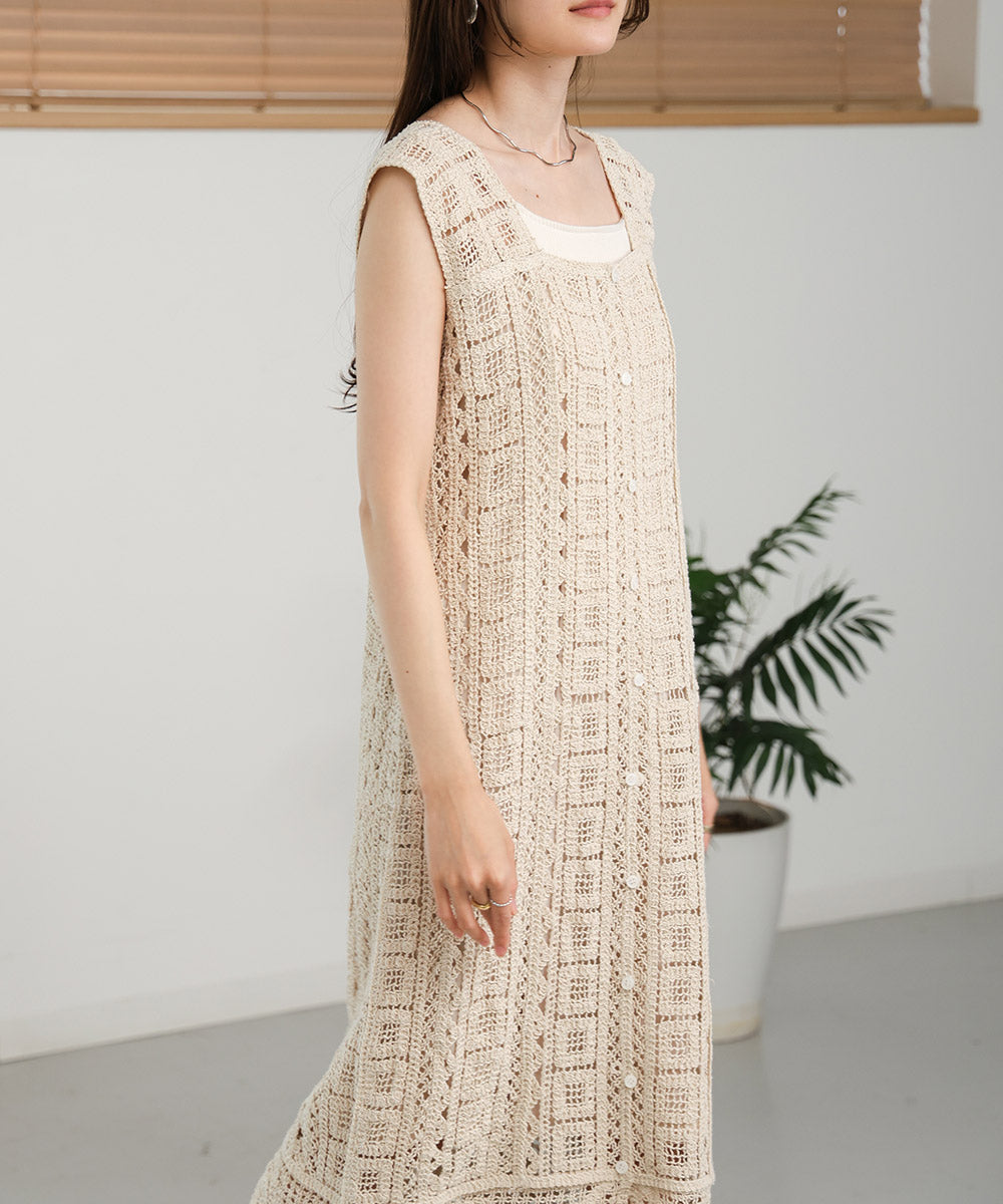 2WAY CROCHET ONEPIECE
