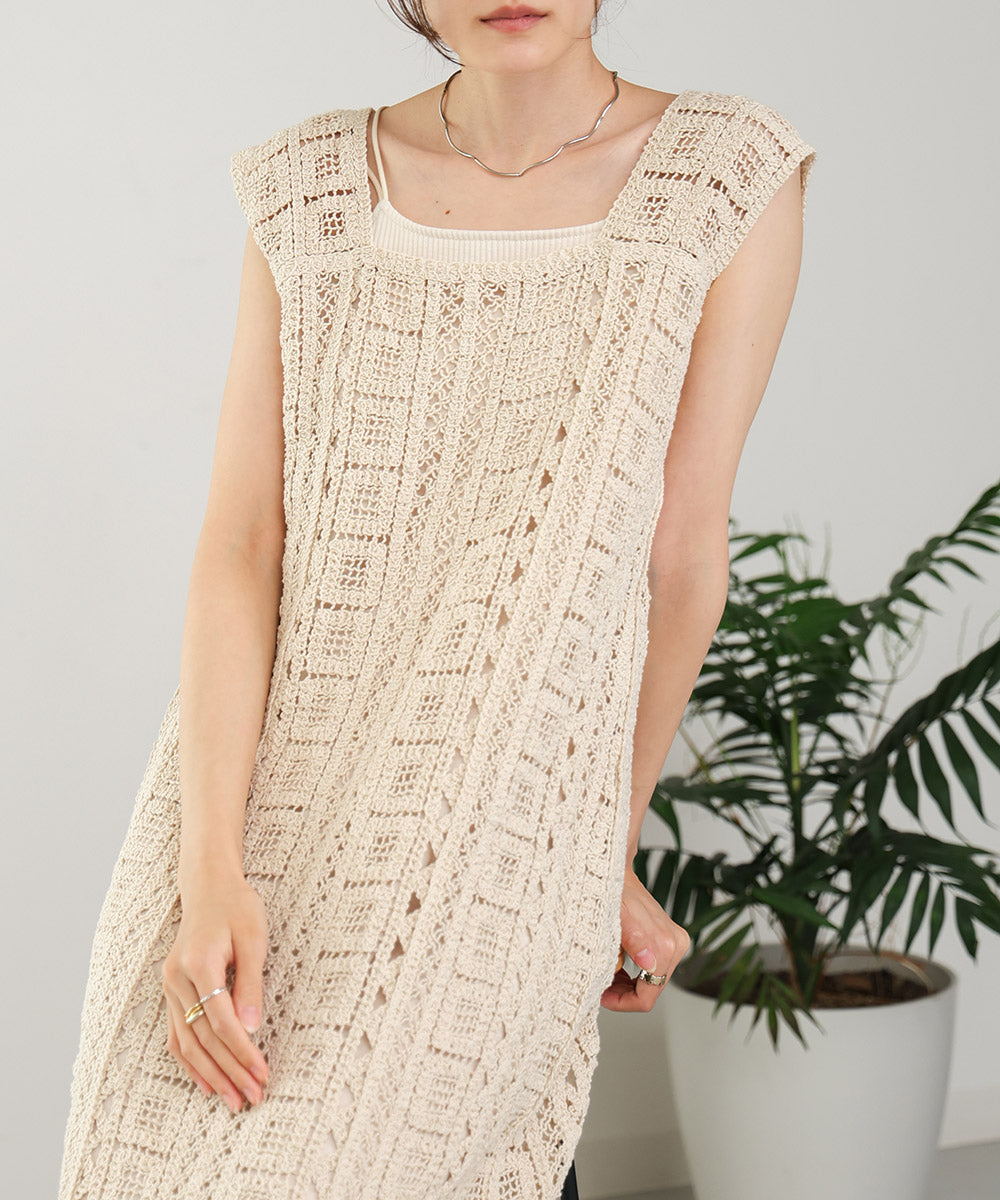 2WAY CROCHET ONEPIECE