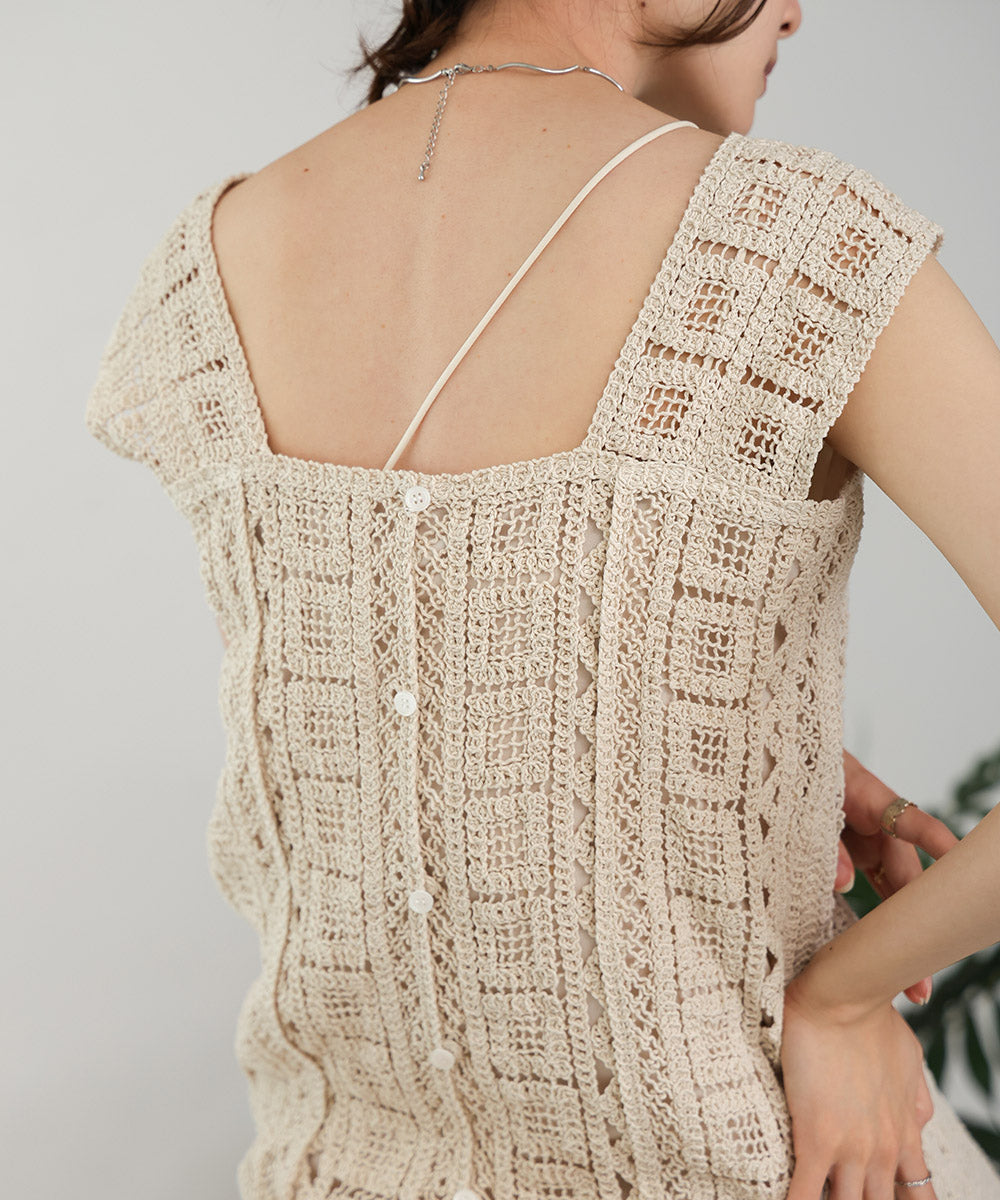 2WAY CROCHET ONEPIECE