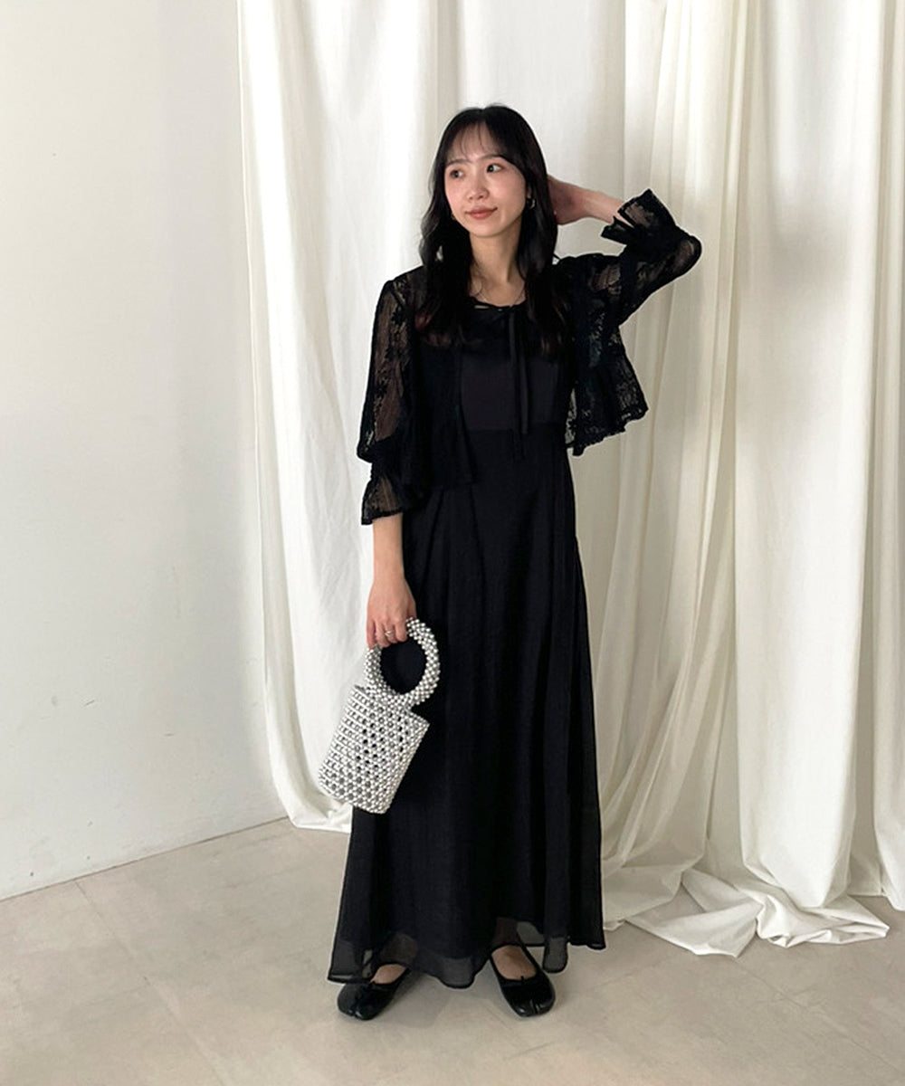 LACE BOLERO + CAMI ONEPIECE SET