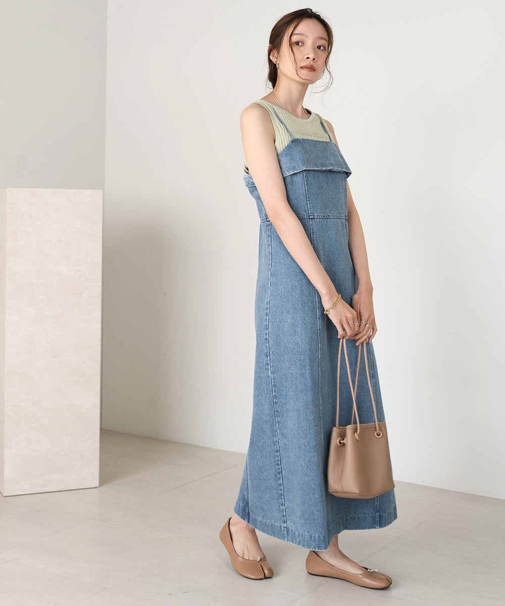 denim cami onepiece