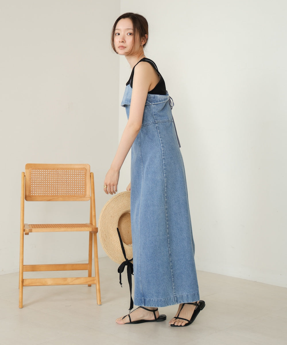 denim cami onepiece