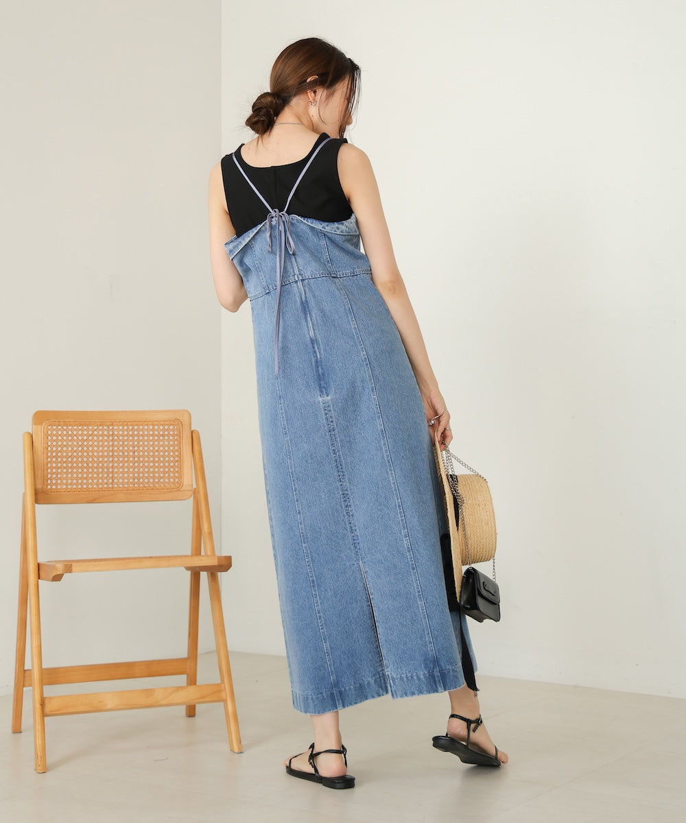denim cami onepiece
