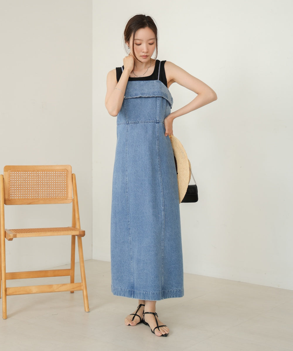 denim cami onepiece