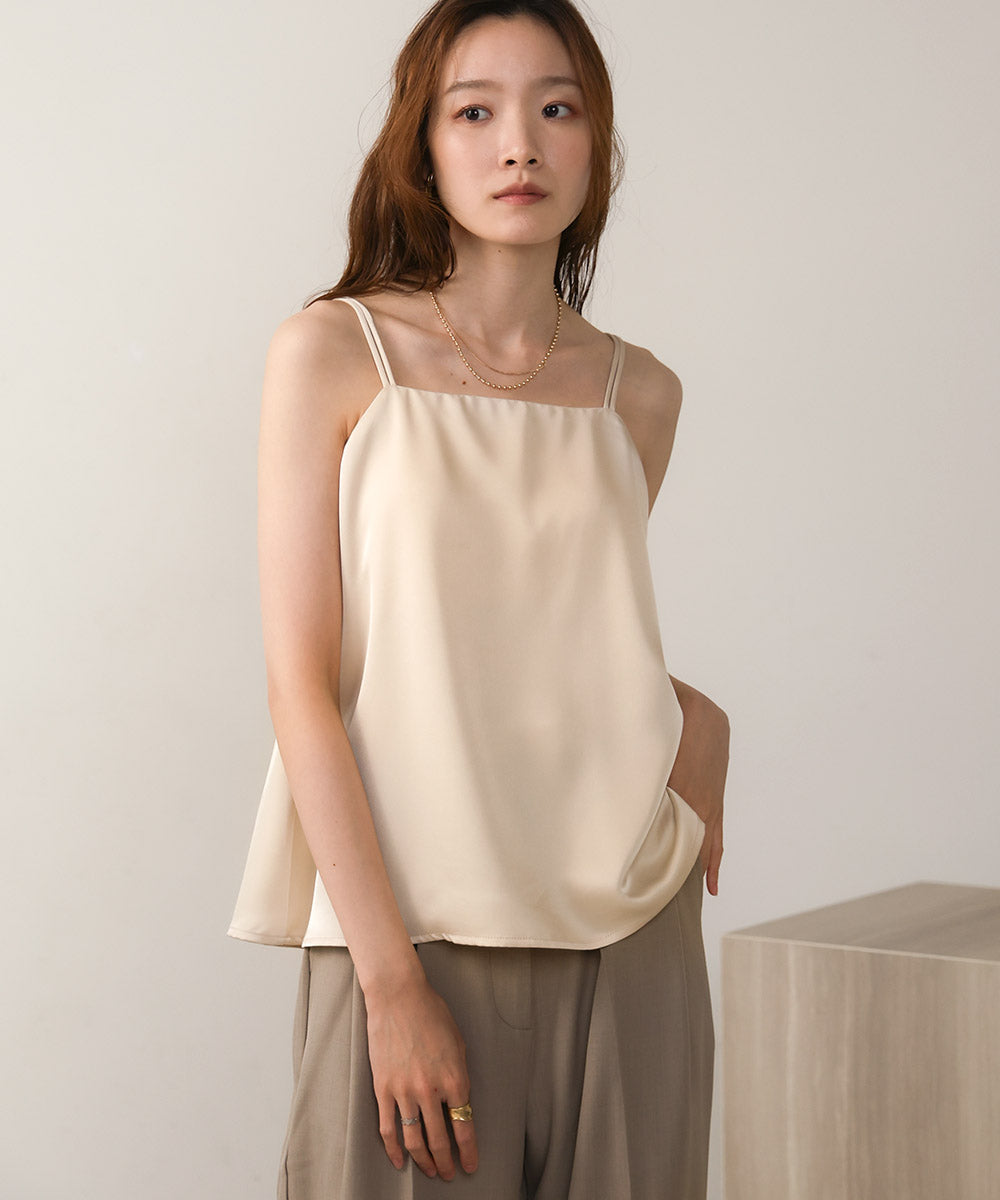 SATIN CAMISOLE WITH CUPS
