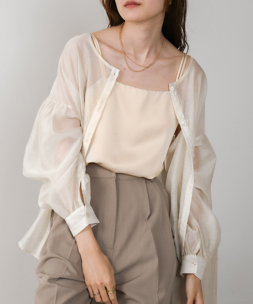 SATIN CAMISOLE WITH CUPS