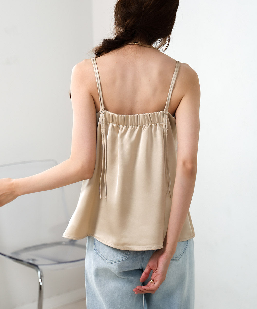 SATIN CAMISOLE WITH CUPS