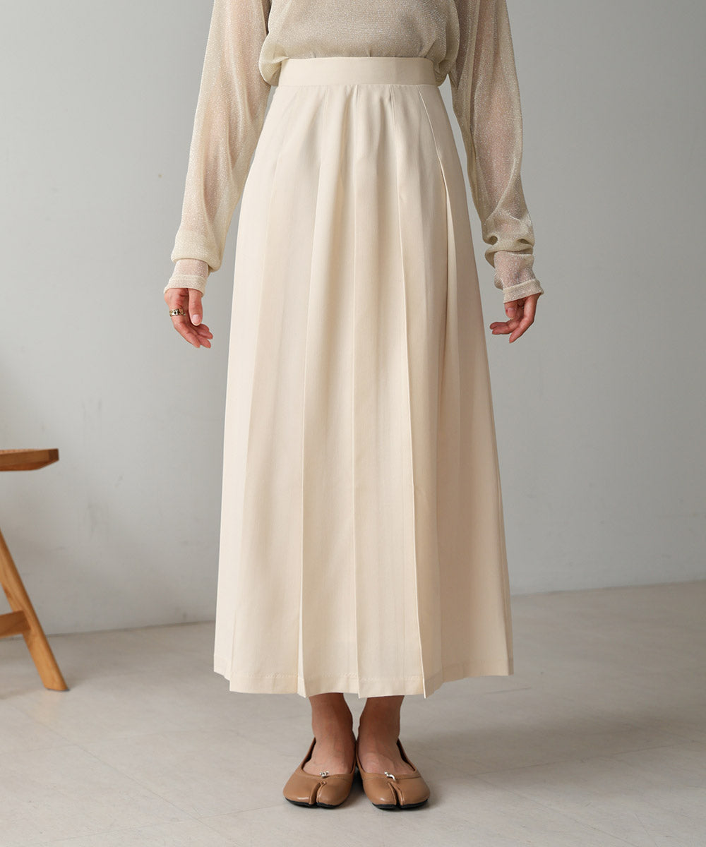 ロングプリーツスカート