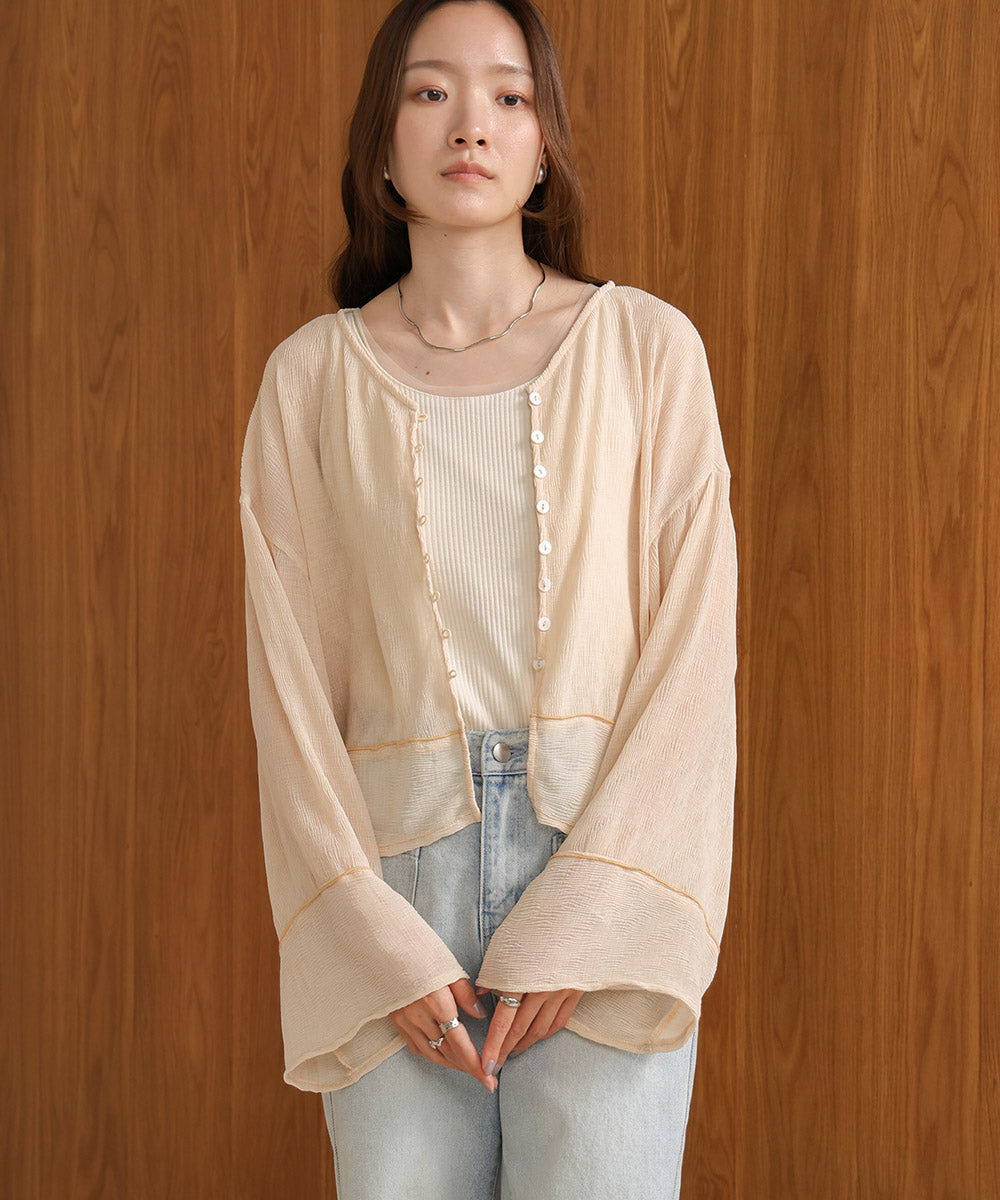 2WAYカーディガントップス