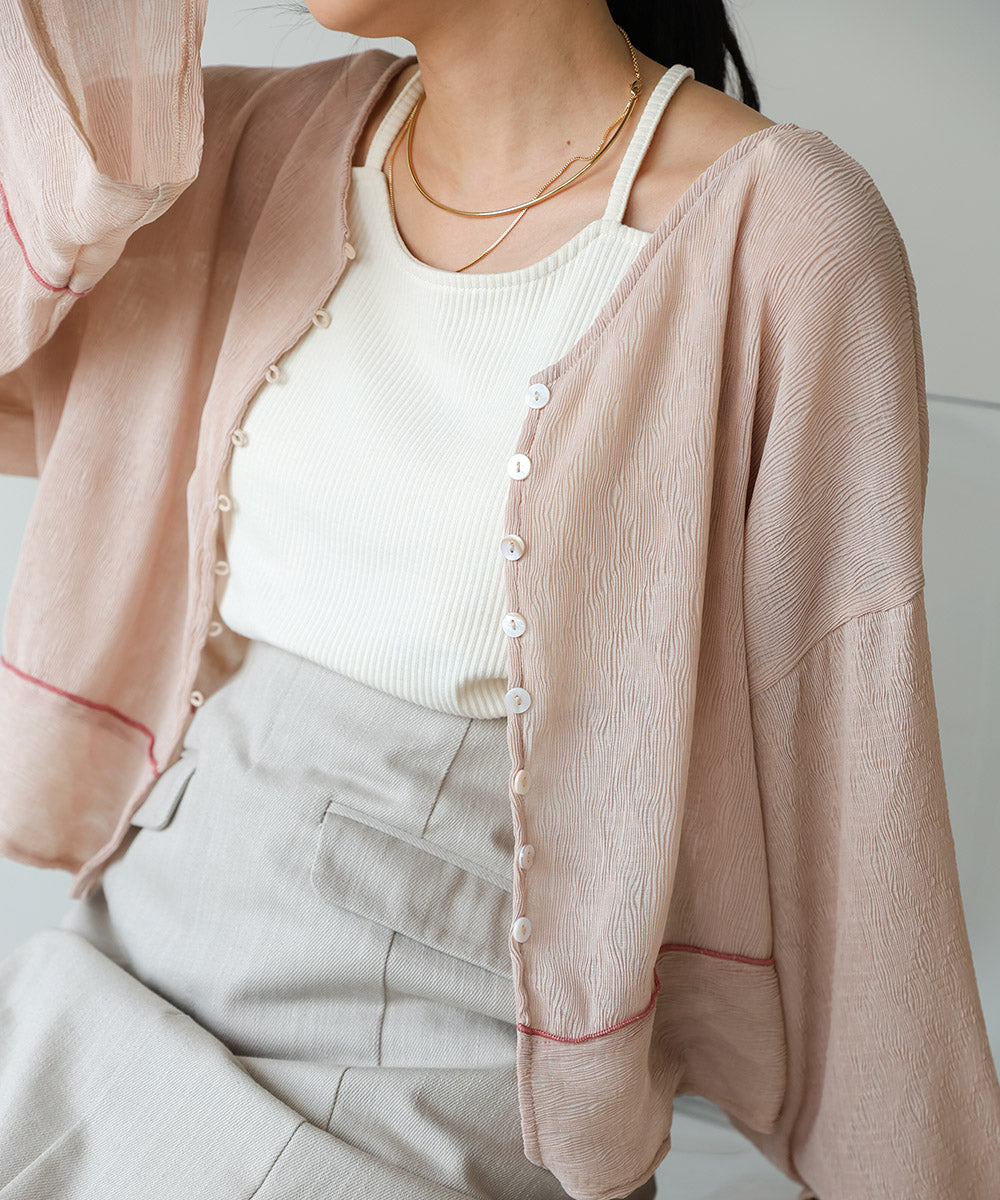 【2024SS】2WAYカーディガントップス