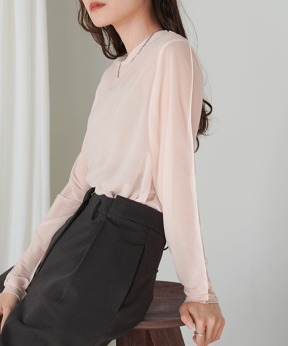 ベーシックシアートップス