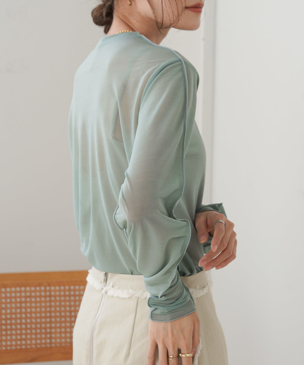 ベーシックシアートップス