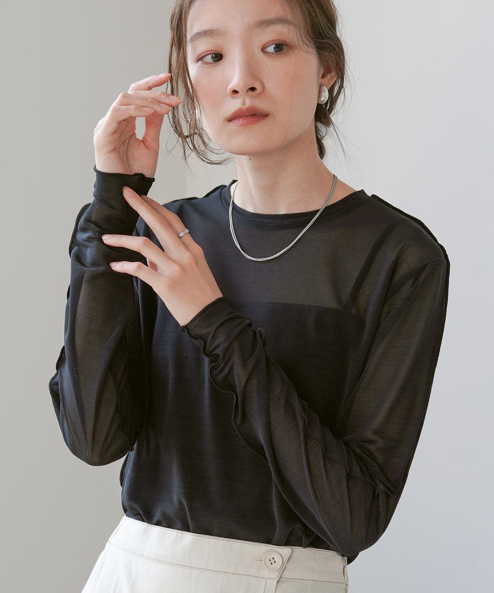 ベーシックシアートップス