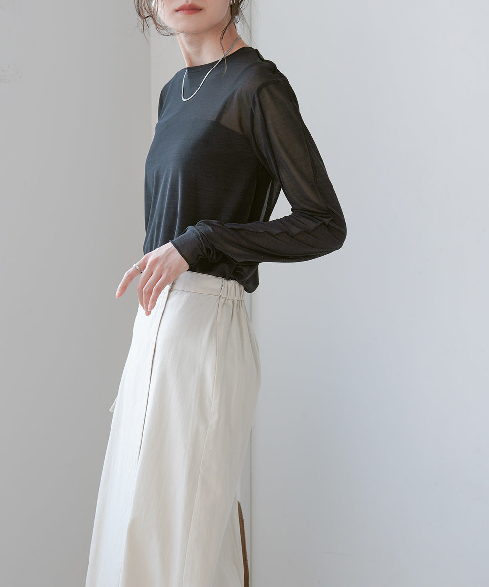 ベーシックシアートップス