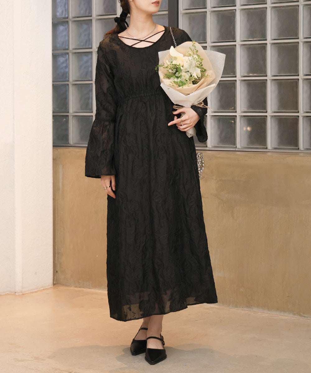 JACQUARD FLARE ONEPIECE