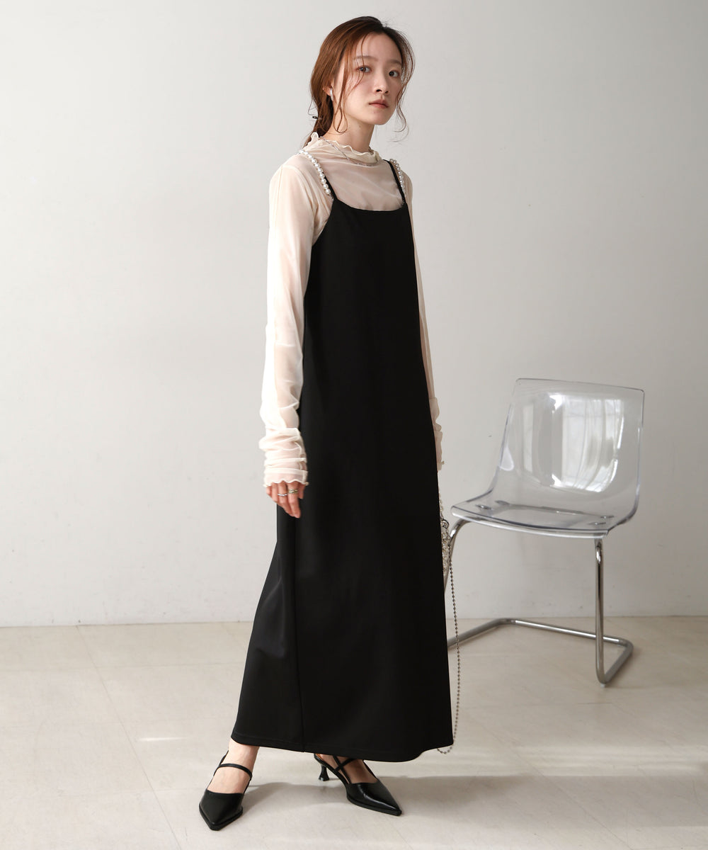 SHOULDER PEARL CAMI ONEPIECE