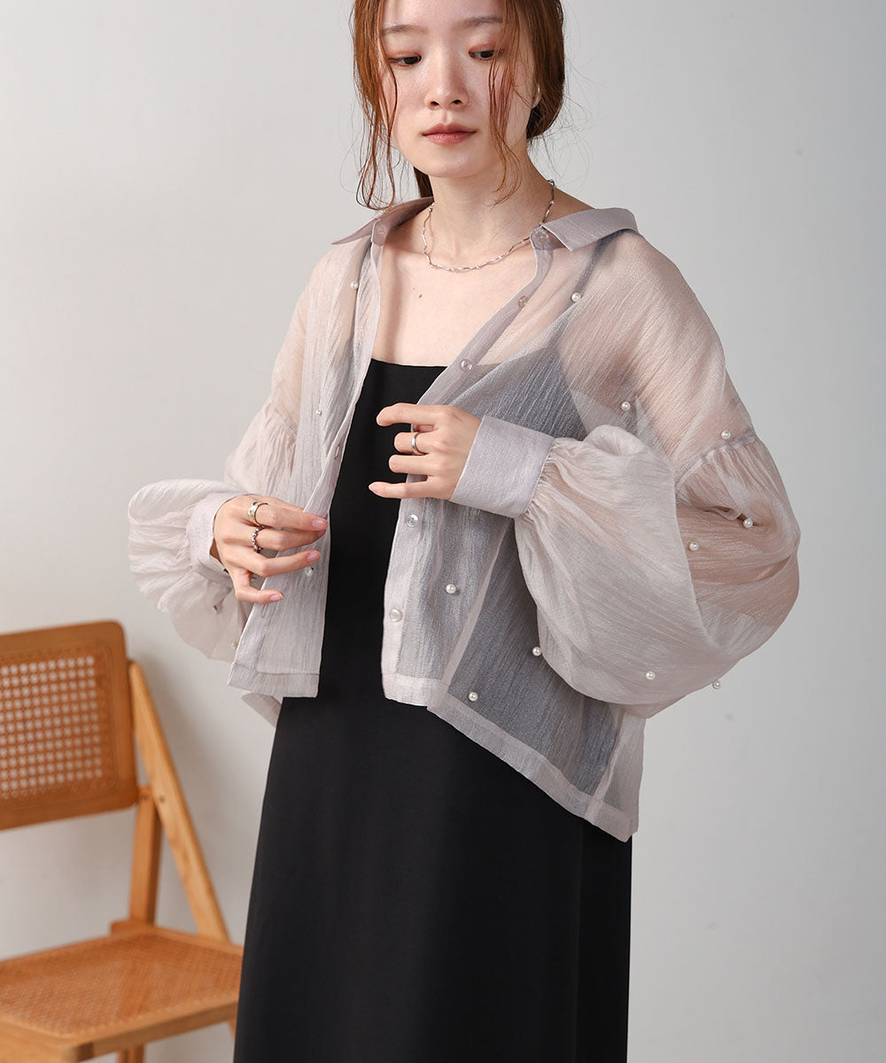 SHOULDER PEARL CAMI ONEPIECE