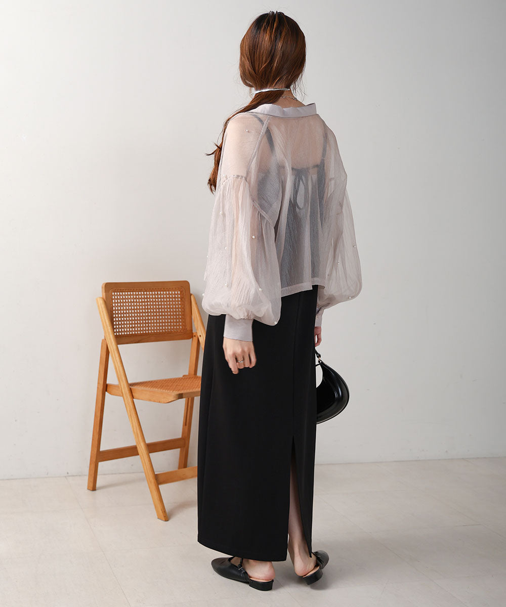 SHOULDER PEARL CAMI ONEPIECE