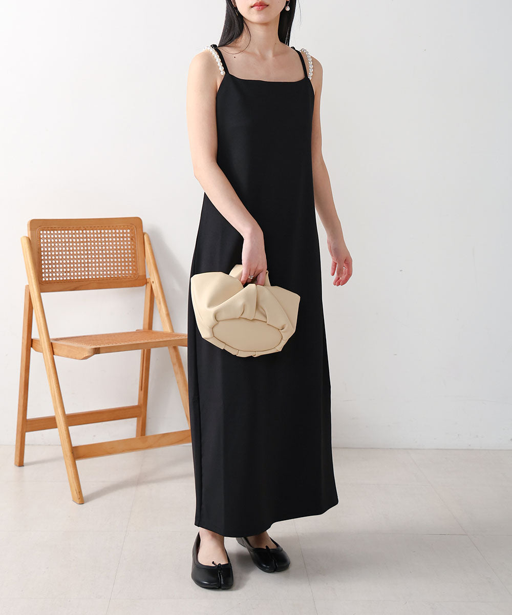 SHOULDER PEARL CAMI ONEPIECE