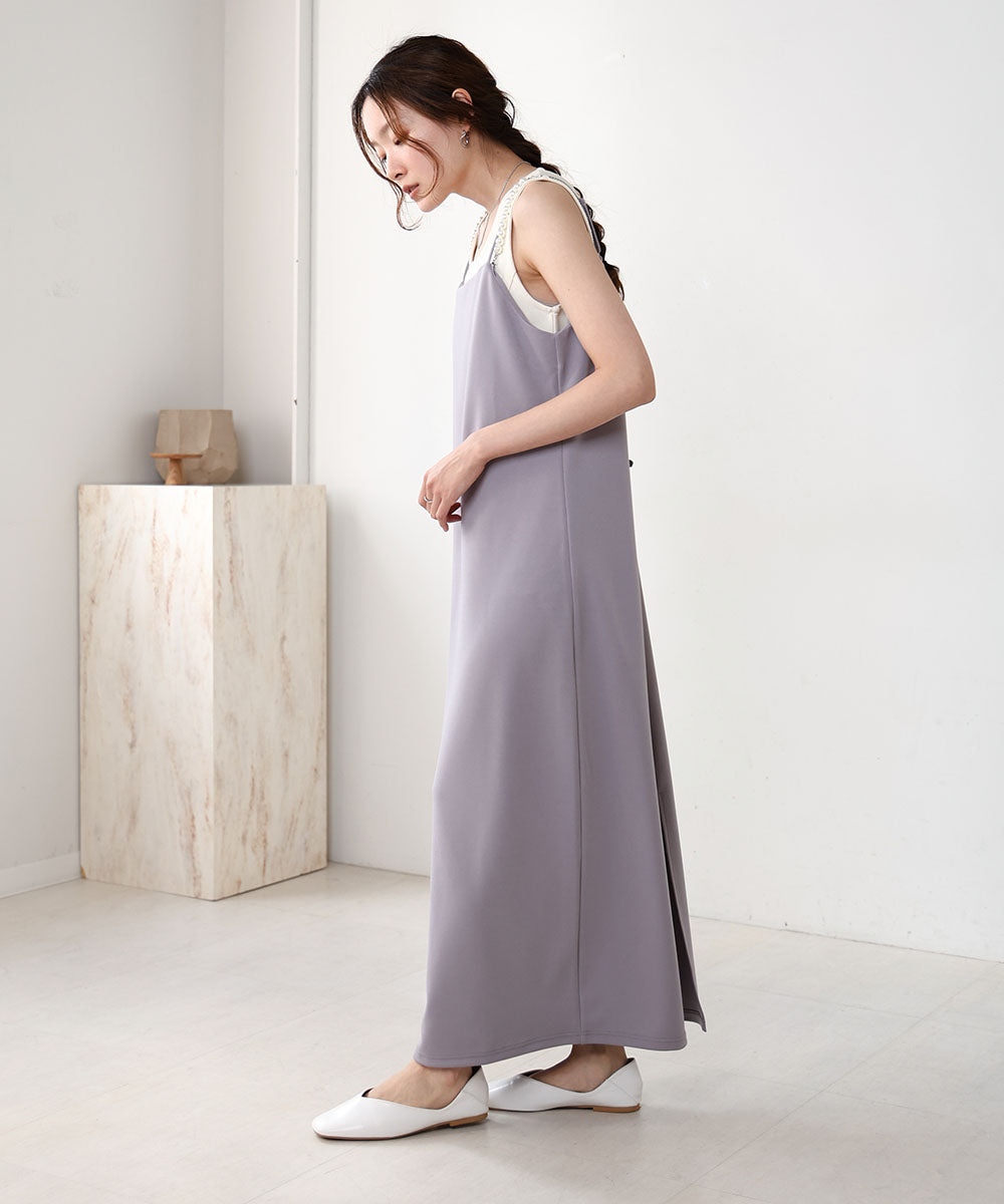 SHOULDER PEARL CAMI ONEPIECE