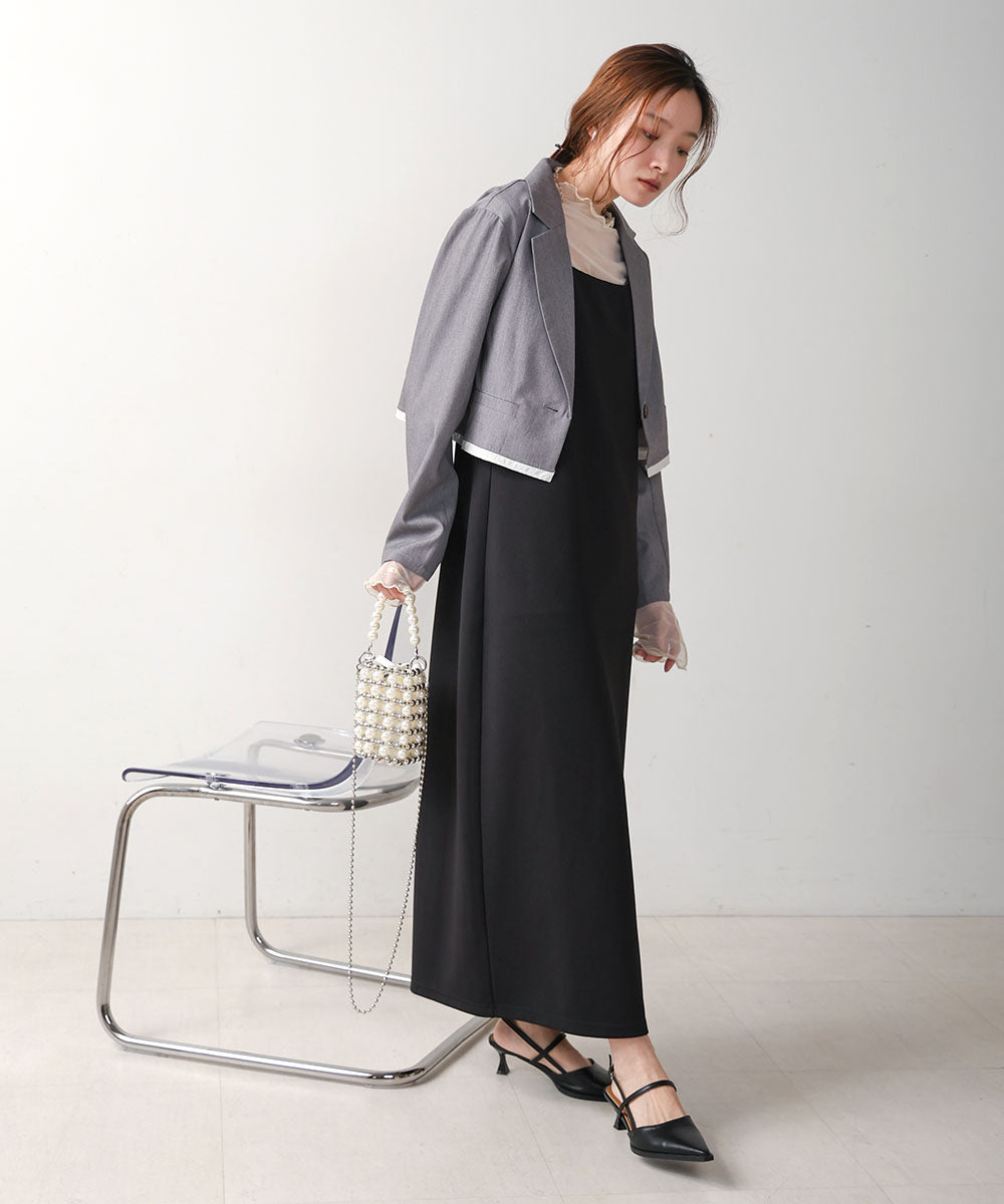 SHOULDER PEARL CAMI ONEPIECE