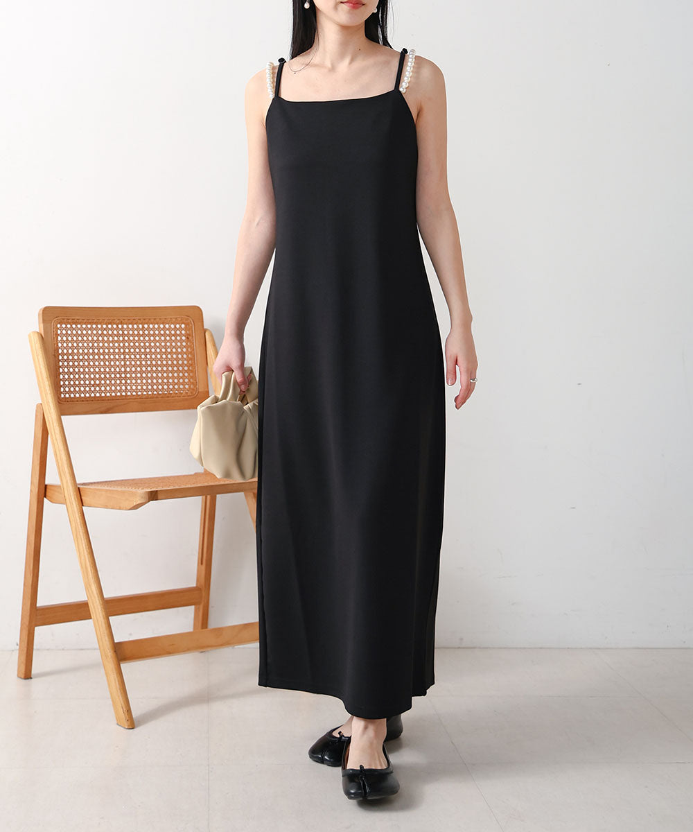 SHOULDER PEARL CAMI ONEPIECE