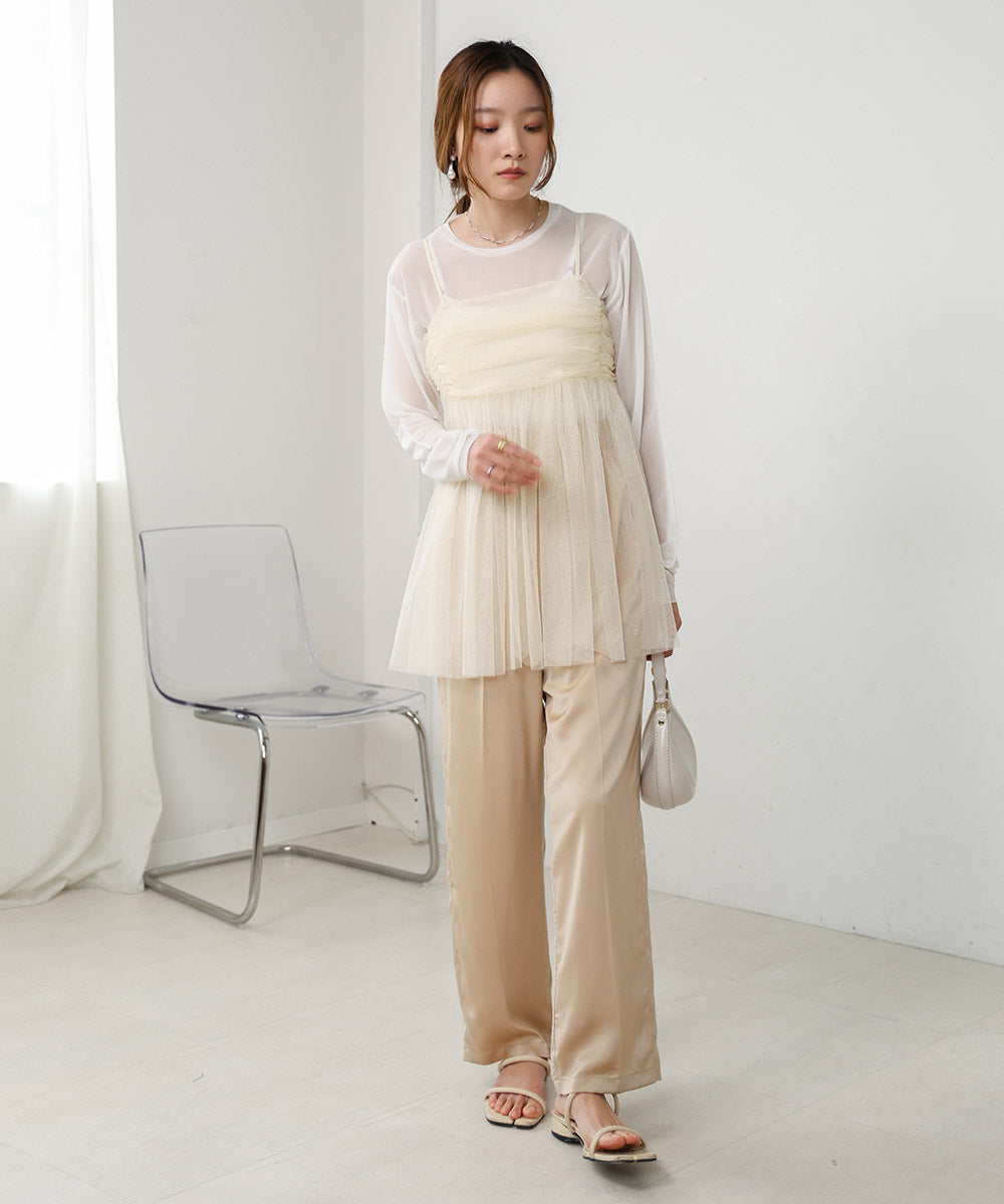SATIN LINE PANTS