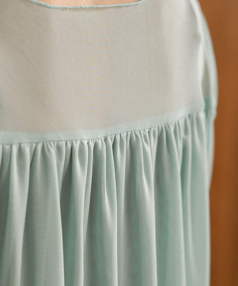 GATHERED LAYERED MELLOW CUT AND SEW